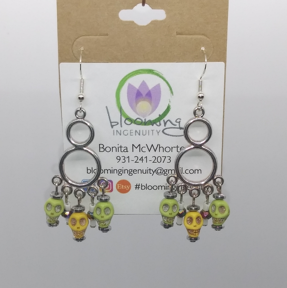 Guitar Pick Dangle Earrings